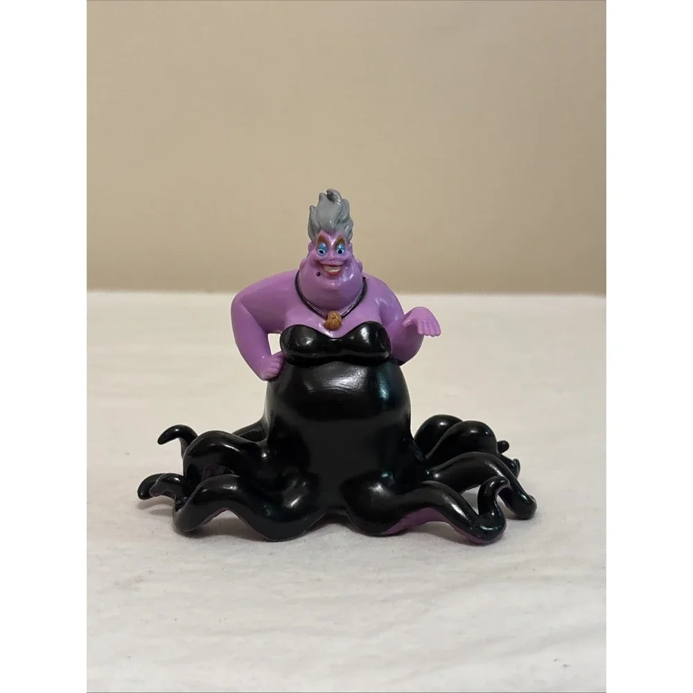 Disney Figurine Cake Topper Lot Ursula Queen of Hearts Olaf Anna Frozen 4pc